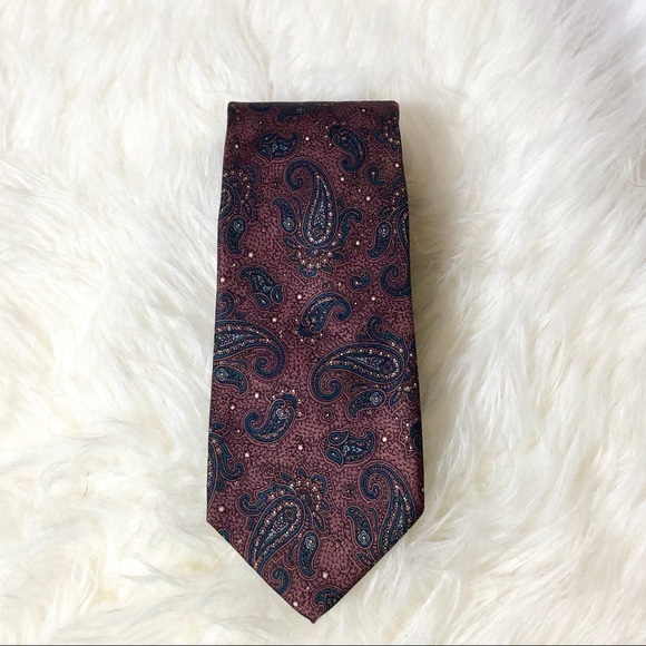 Christian Dior Paisley Tie - Picture 1 of 4